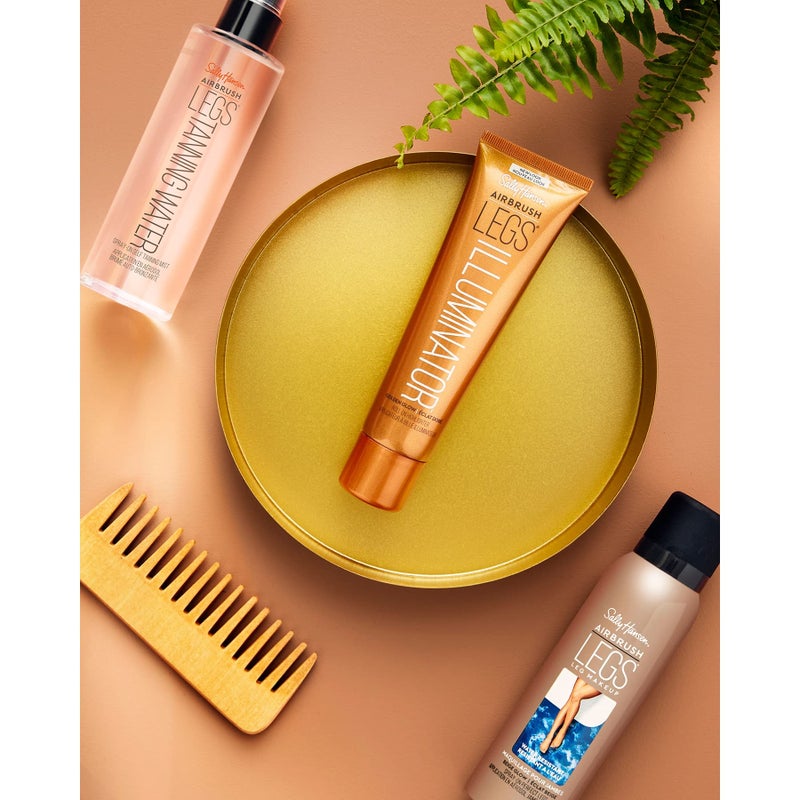 Sally Hansen سالي هانسن إيربروش ليغز®، مكياج بخاخ للساقين، توهج خفيف، تطبيق سهل، ساقين بمظهر خالي من العيوب، مقاوم للماء، مقاوم للنقل - Image 5