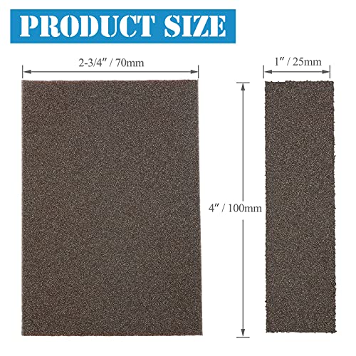 Jamiikury 8Pcs 150 Grit Sanding Blocks, Jamiikury Fine Sanding Sponge Washable and Reusable, Wet Dry Sandpaper Sponge for Wood Metal FurniturePaint and Drywall - Image 4