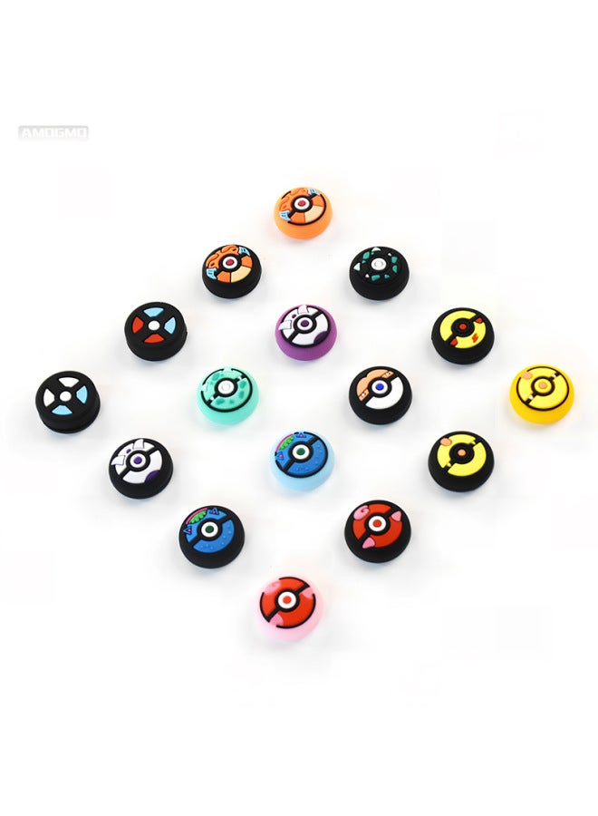 Suitable For PS Streaming Handset Rocker Cap Elf Ball Silicone Protective Cap Gamepad Non-Slip Silicone Cap-Product Color:7  - Image 4