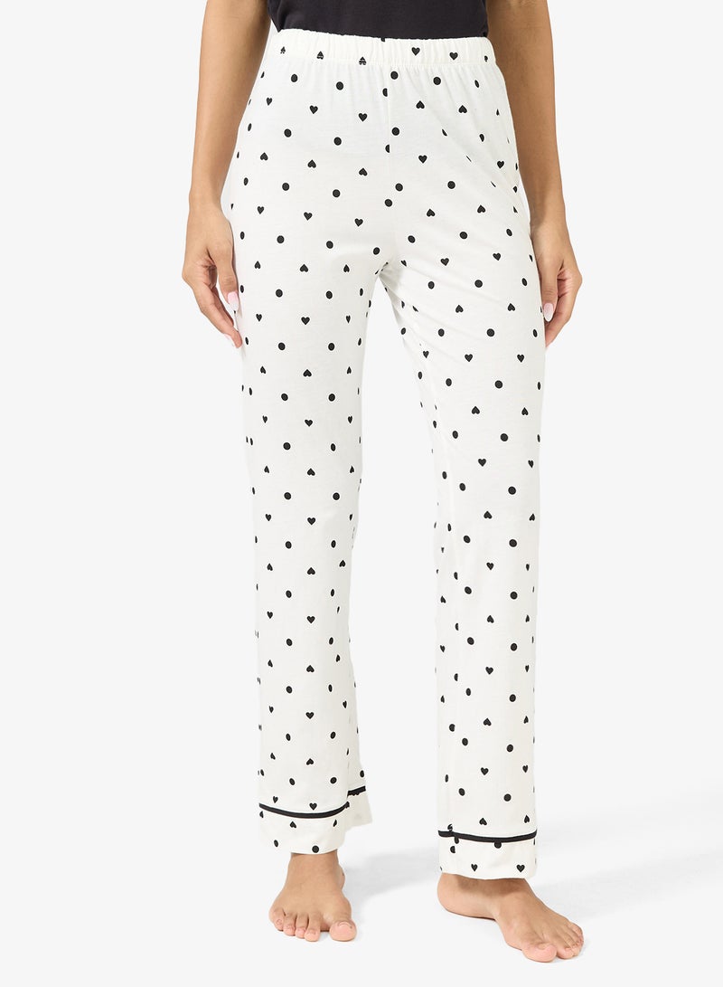 جينجر طقم بيجامة و تيشيرت منقط - Image 4