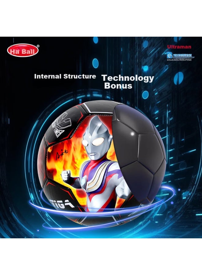 Haha Ball Ultraman Children's Soccer Ball, Size 5, For Youth, Kindergarten, Elementary School, Compeion, Bouncy Ball, Birthday And Back-to Gift - Image 4