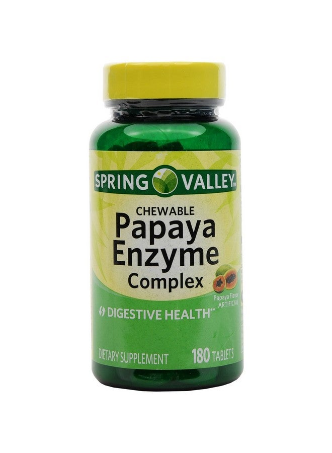 SPRING VALLEY Papaya Enzyme 180 Chewable Tablets - Image 2