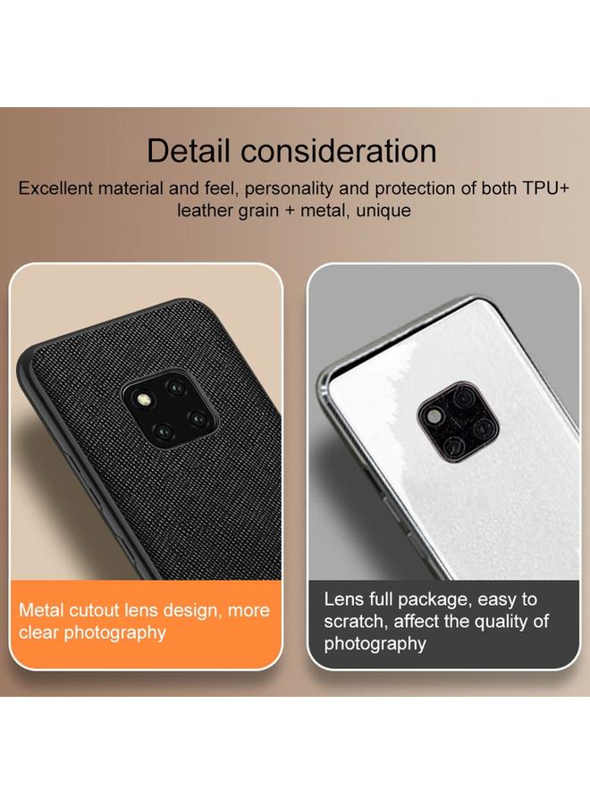 S-TOP Case For Huawei Mate 20 Cross Texture PU Leather Phone Case - Image 4