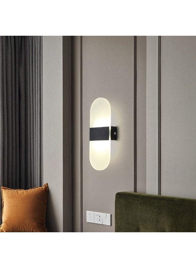 Hummer Modern black wall plate with 3 lights - Image 1