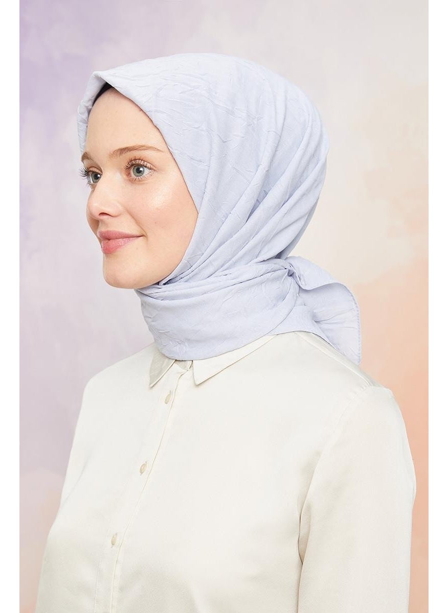 Levidor Light Grey Krash Chiffon Scarf  - Image 3