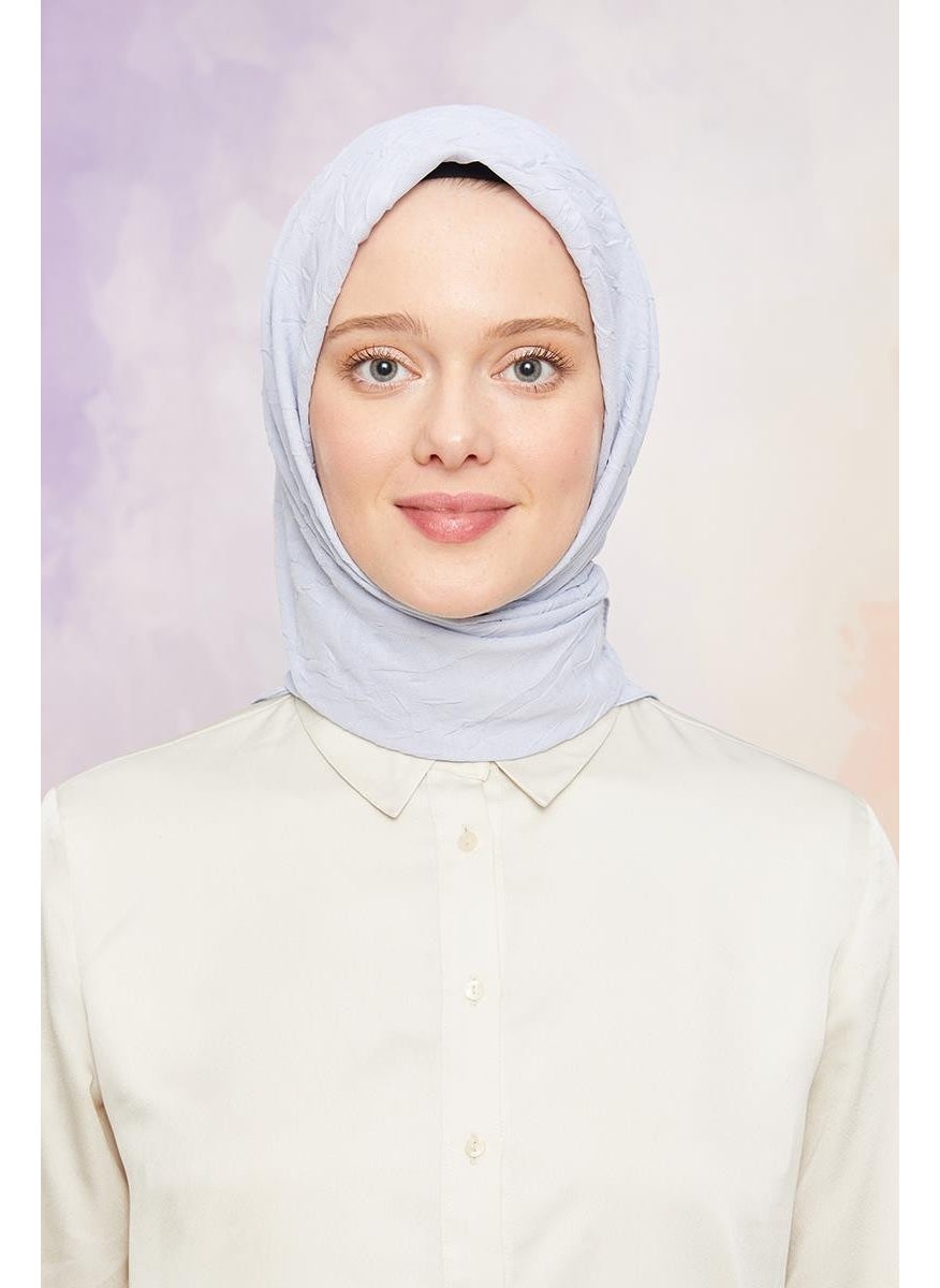 Levidor Light Grey Krash Chiffon Scarf  - Image 2