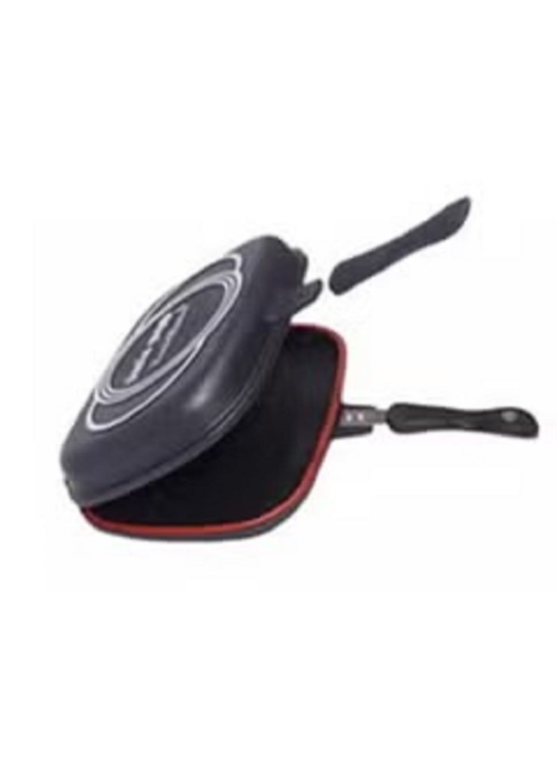 Home Master Home Master 40cm Double-Sided Frying Pan with Heat-Insulated Handles - Image 1