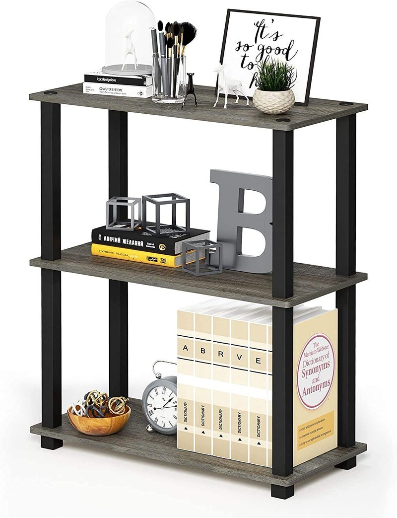 Ash  Roh Ash Roh Standing Floor 3 Tier Rack Wall Shelf for Home Office Multipurpose Storage Shelves with Utility Storage for Home Dcor H26 Feet W2 FeetD1 feet3 Tier PVC Rack  - Image 1