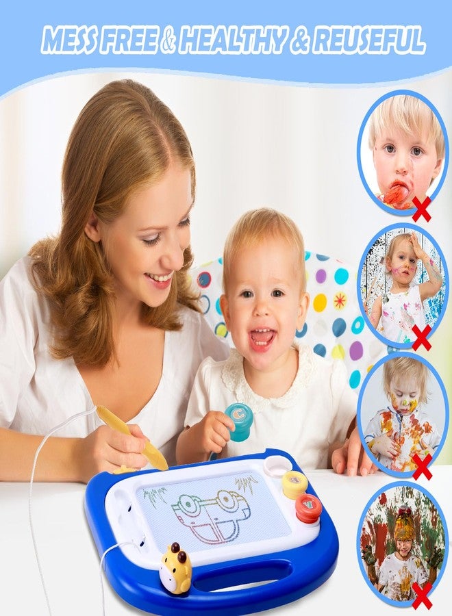 vusum Toddler Toys for 18M+ 2 3 Year Old Boys&Girls, Magnetic Drawing Doodle Board Kids Toy Etch A Pad Sketch,Toddle Boy Toy for Educational Learning of Age 18M+ 2 3 4 Boys & Girls Birthday - Image 2