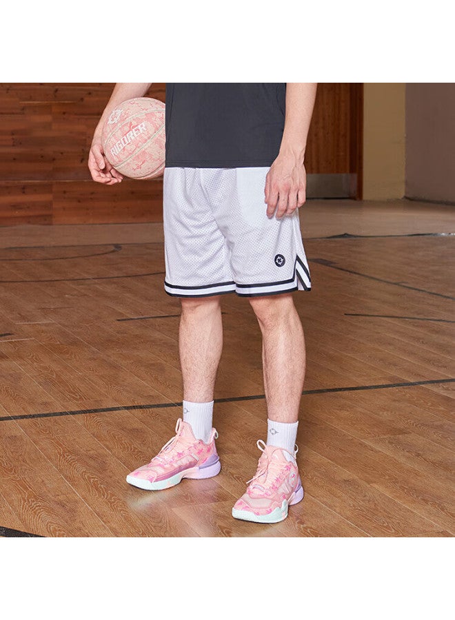 RIGORER  Zhunzhe Men's And Women's Summer Lightweight Street Running Casual Knee-length Shorts Z120111607-1, Pure White, 2XL - Image 2