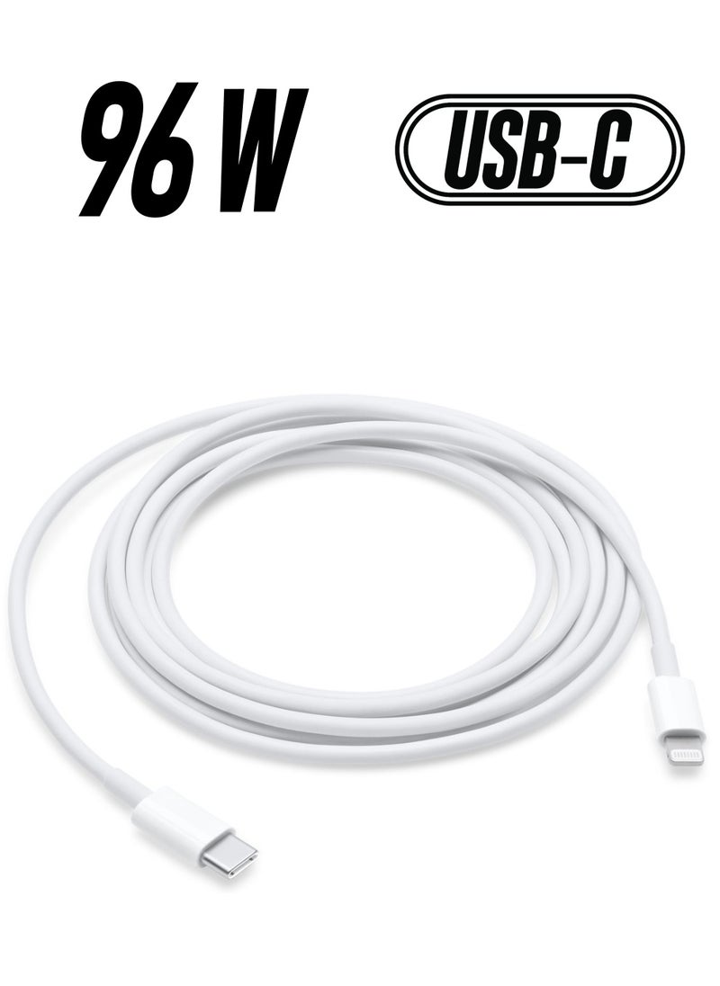 Generic - USB-C to Lightning Cable Compatible with Apple - 2m - Image 1