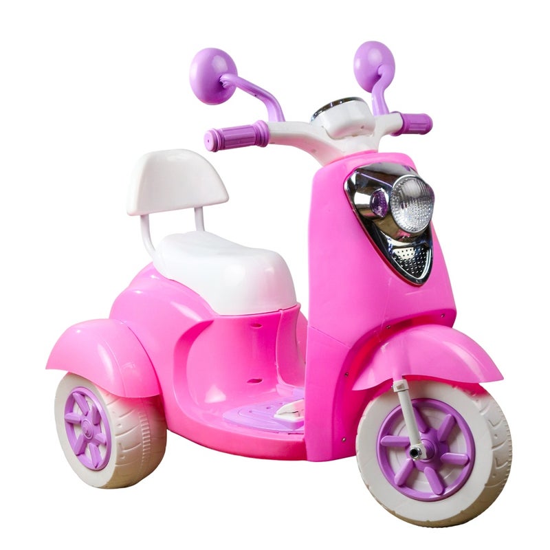 Frozen Electric Ride-on Motorcycle for Kids - Pink - QM168 - Image 1