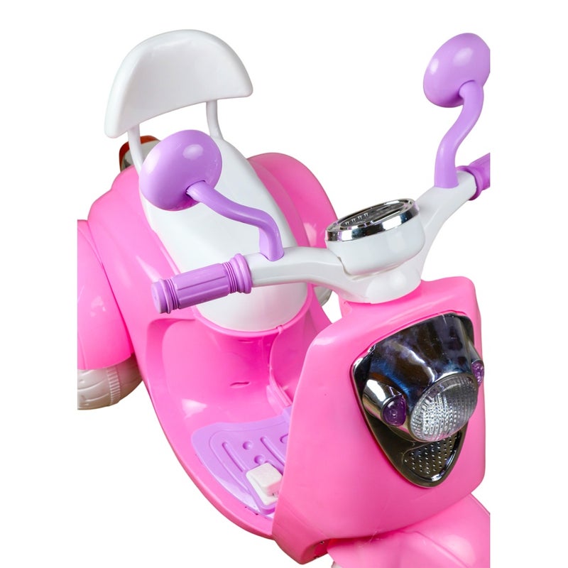 Frozen Electric Ride-on Motorcycle for Kids - Pink - QM168 - Image 2