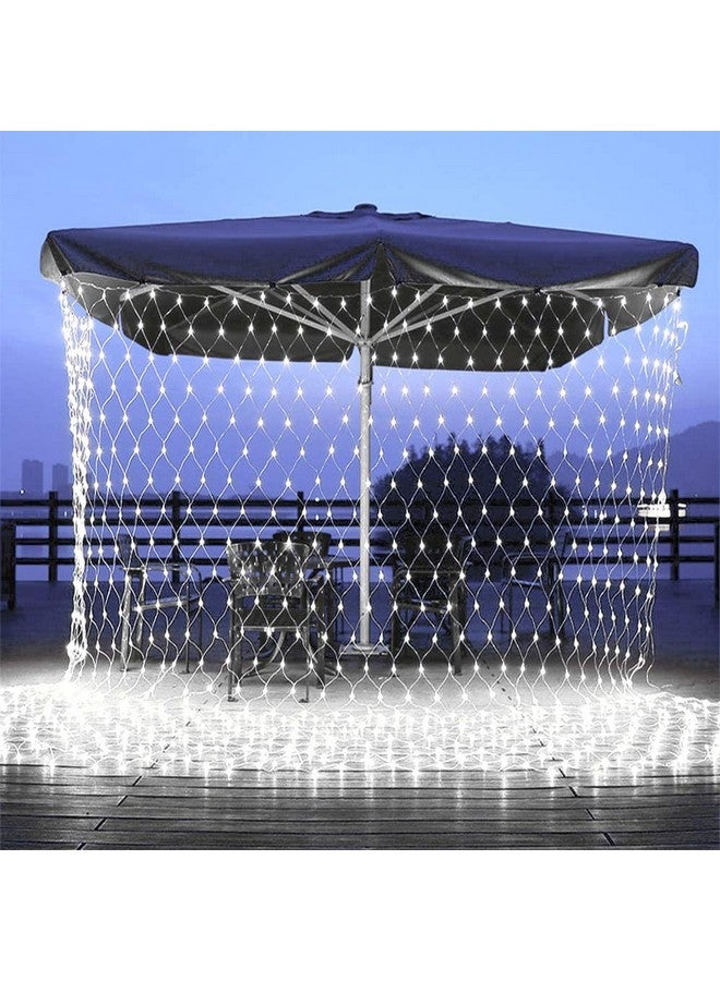 MIRADH Led Net Mesh String Lights-Diwali Lights,Led Lights For Home Decoration 9.8Ft X 6.6Ft 192 Leds 8 Modes (3X2M White)(Pvc),1 meters - Image 1