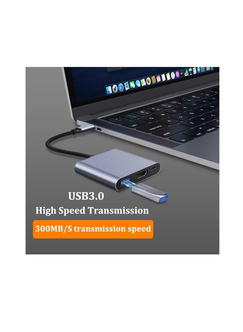 USB C to HDMI Multiport Adapter, HDMI to USB C Hub, Type C to USB Adapter, 4K HDMI+ USB 3.0 + Fast Charge, Compatible with iPad Pro, MacBook Pro/Air, Samsung, Chromebook, Surface  - Image 3
