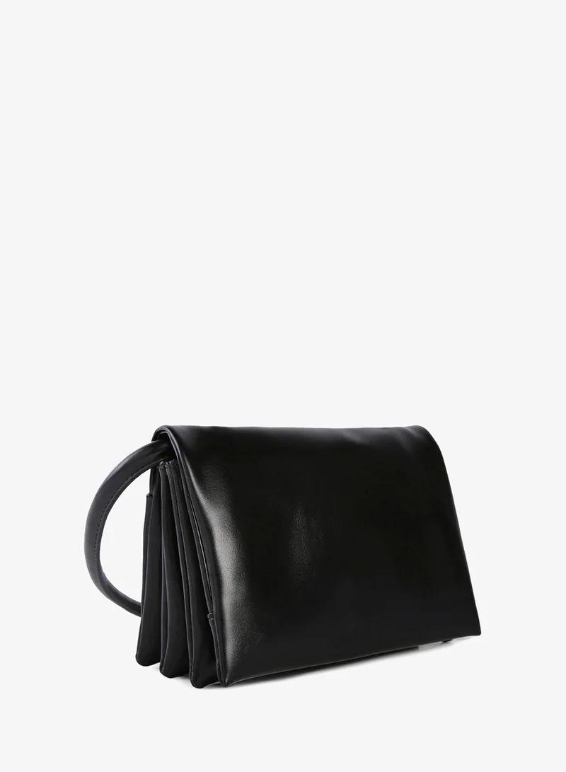 London Rag Three Fold Wrislet HandBag in Black