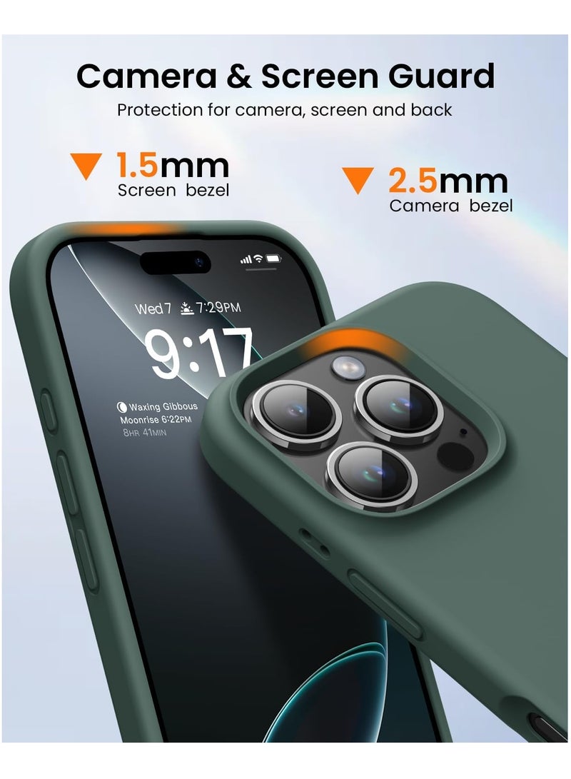 DUSALA iPhone 16 Pro Max Case, Liquid Silicone Phone Case for iPhone 16 Pro Max 6.9 Inch, Colorful Silky-Soft Protective Cover (Green) - Image 4