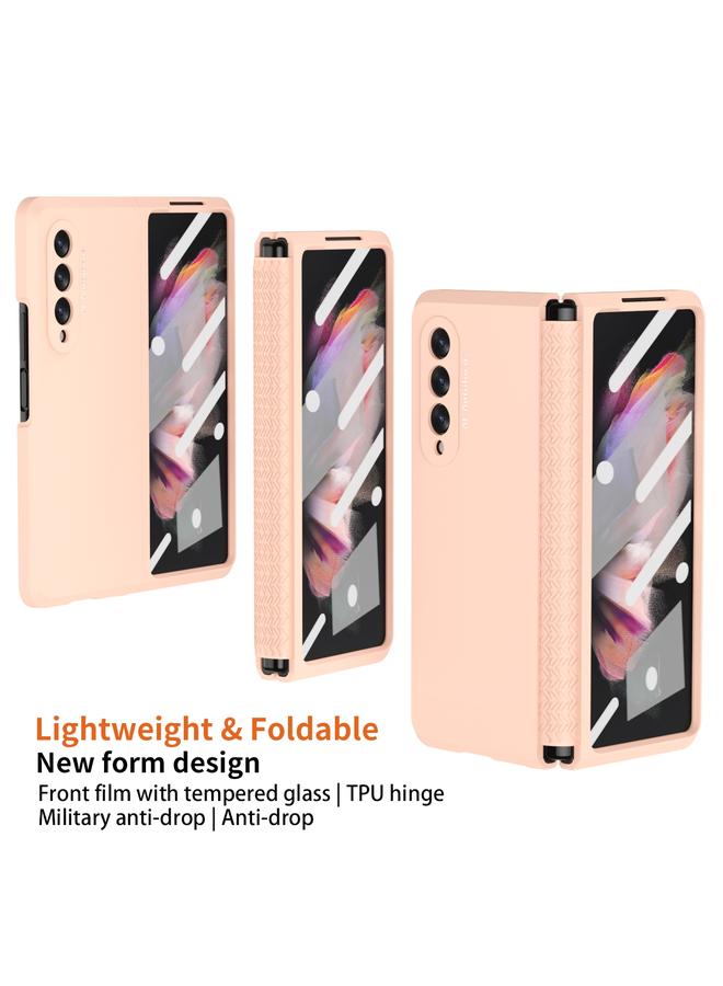 S-TOP Case For Samsung Galaxy Z Fold3 5G 360 Full Body TPU Hinge Flip Phone Case - Image 3