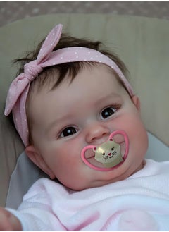 Arabest Lovely Real Look Reborn Baby Doll Girl 20 inch 50 cm Silicone Baby Doll Realistic Newborn Doll Toy for Ages 3+  - Image 3