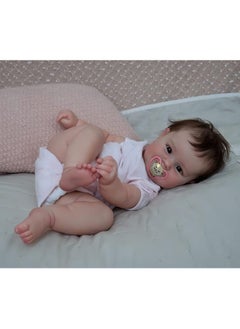 Arabest Lovely Real Look Reborn Baby Doll Girl 20 inch 50 cm Silicone Baby Doll Realistic Newborn Doll Toy for Ages 3+  - Image 5
