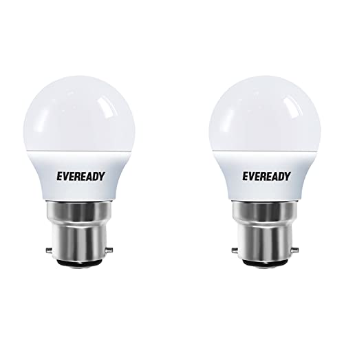 Eveready Round Base B22 2.5-Watt LED Bulb (Pack of 2, White) - Image 1