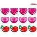 AOUTACC Float Drink Holders for Pool 12 Pack Heart Inflatable Beverage Floats Cup Coasters with Mini Air Pump - Image 3