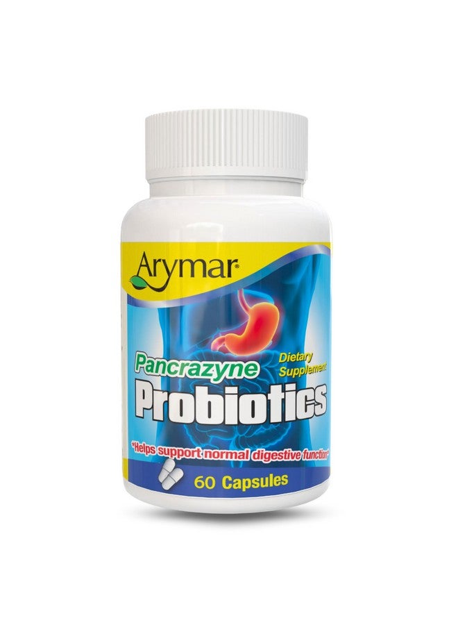 Arymar Pancrazyne Probiotics - 60 Capsules - Dietary Supplement for Digestive Health - Image 1