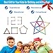 Beicarin 310 Pcs Magnetic Building Sticks Blocks Toys Magnet Educational Toys Magnetic Blocks Sticks Stacking Toys Set for Kids and Adult NonToxic Building Toy 3D Puzzle with Storage Bag - Image 4