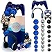 TOSPARTY 30 PCS Video Game Themed Cake Toppers Headset Ball Controller Cake Decoration for Game Theme Birthday Party Blue - Image 2