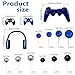 TOSPARTY 30 PCS Video Game Themed Cake Toppers Headset Ball Controller Cake Decoration for Game Theme Birthday Party Blue - Image 4