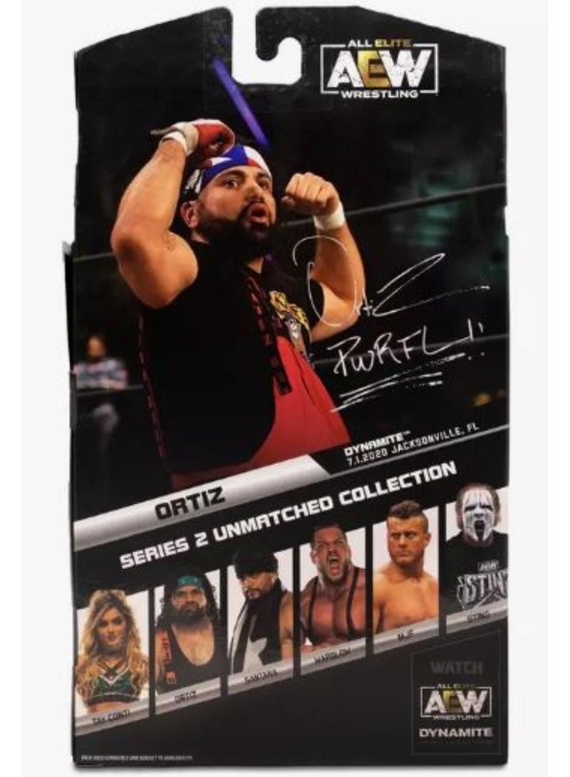 Aew All Elite Wrestling Unmatched Collection Series 2 Ortiz 6-in Action Figure  - Image 4