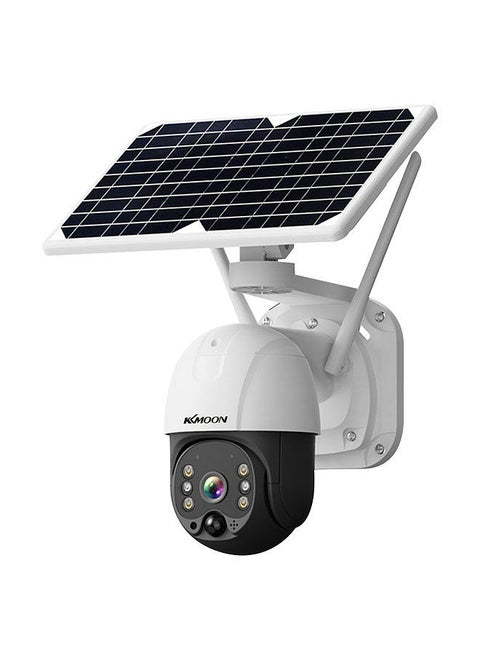 Wireless Solar Panel Security Camera, Wireless Rechargeable Battery Camera 3MP WiFi Home Security Camera