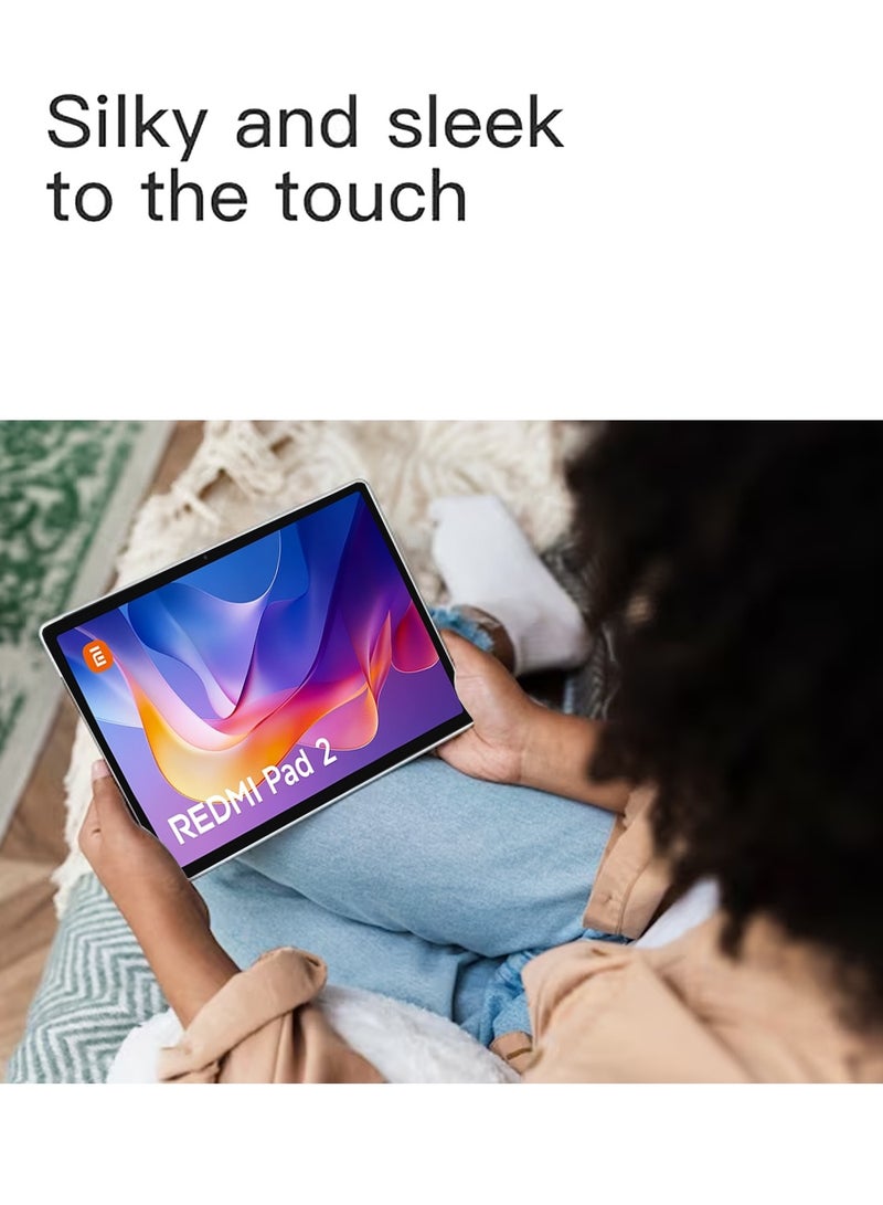 جيماكس غلاف حقيبة flip مع إغلاق مغناطيسي من الجلد الصناعي لجهاز Xiaomi Redmi Pad 2 2025 (11.0 بوصة) - أسود - Image 5