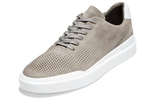 Cole Haan Mens Grandpro Rally Laser Cut Sneaker, Ironstone/Optic White, 8.5-M US - Image 5