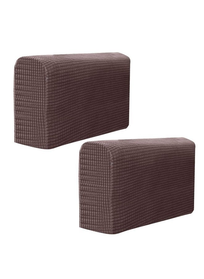 BESPORTBLE BESPORTBLE 2Pcs Sofa Arm Covers Stretch Couch Arm Covers Chair Arm Protectors Sofa Armchair Slipcovers for Recliner Sofa Chairs (Dark Coffee) - Image 5
