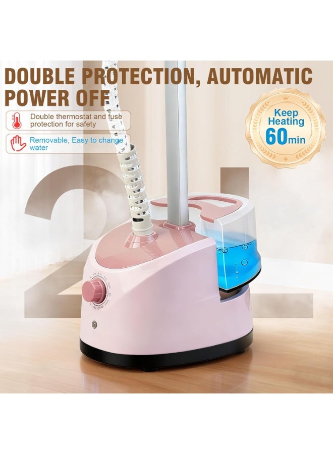 MOSH 2000W Garment Steamer Vertical & Handheld – 1.6L Water Tank, 11 Steam Modes, Smart Temperature Control, Adjustable Height & 180° Flat Ironing - Image 3