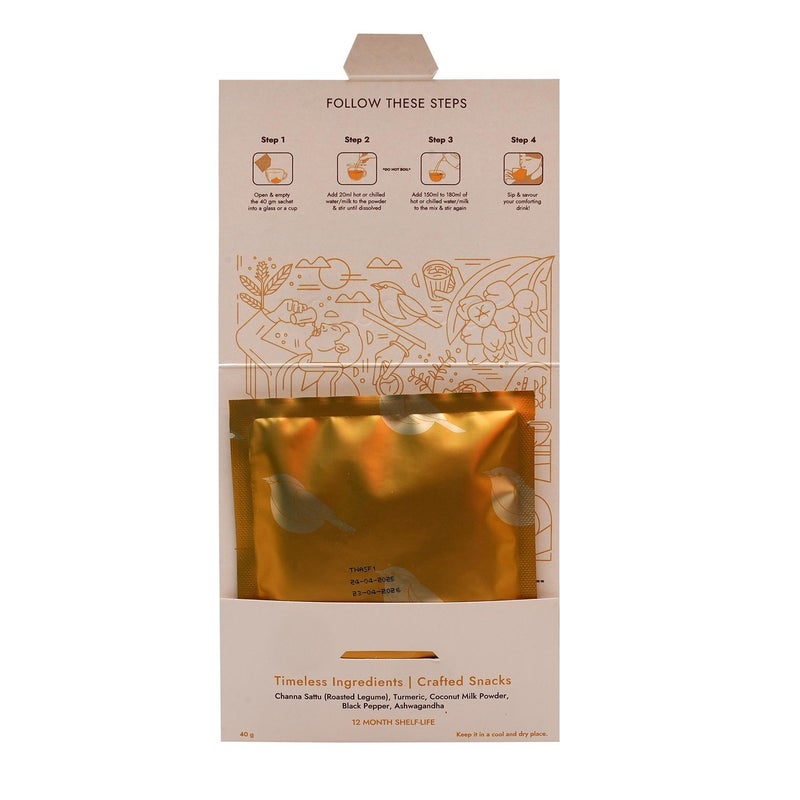 Lumara Turmeric Noor roasted chana sattu turmeric drink - Image 2