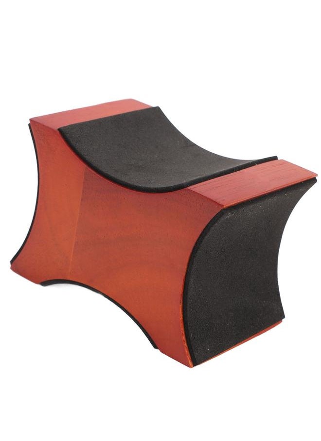 Guitar Neck Rest Support Mahogany 4 Sided Universal Guitar Neck Pillow for Violin Madeline Bass