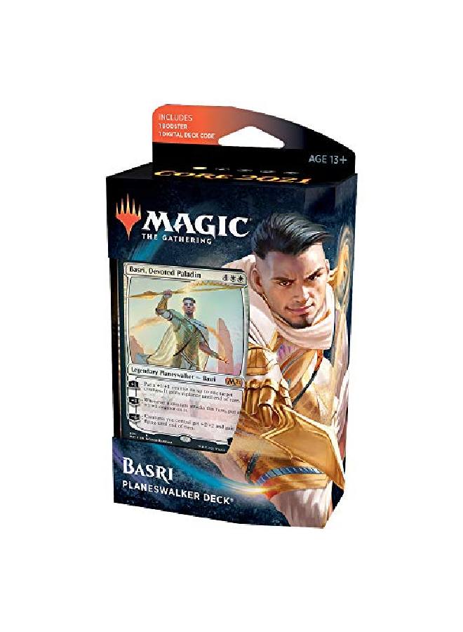 Magic The Gathering Basri Ket Devoted Paladin Planeswalker Deck ; Core Set 2021 (M21) ; 60 Card Starter Deck - Image 1