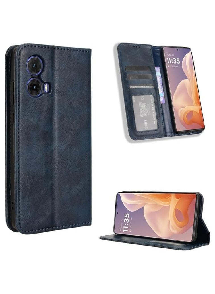 general Soft Leather Case for Motorola Moto G85 (2024),Magnetic Anti-fall Shockproof Phone Case,Protective Cover with Card Slot - Image 2