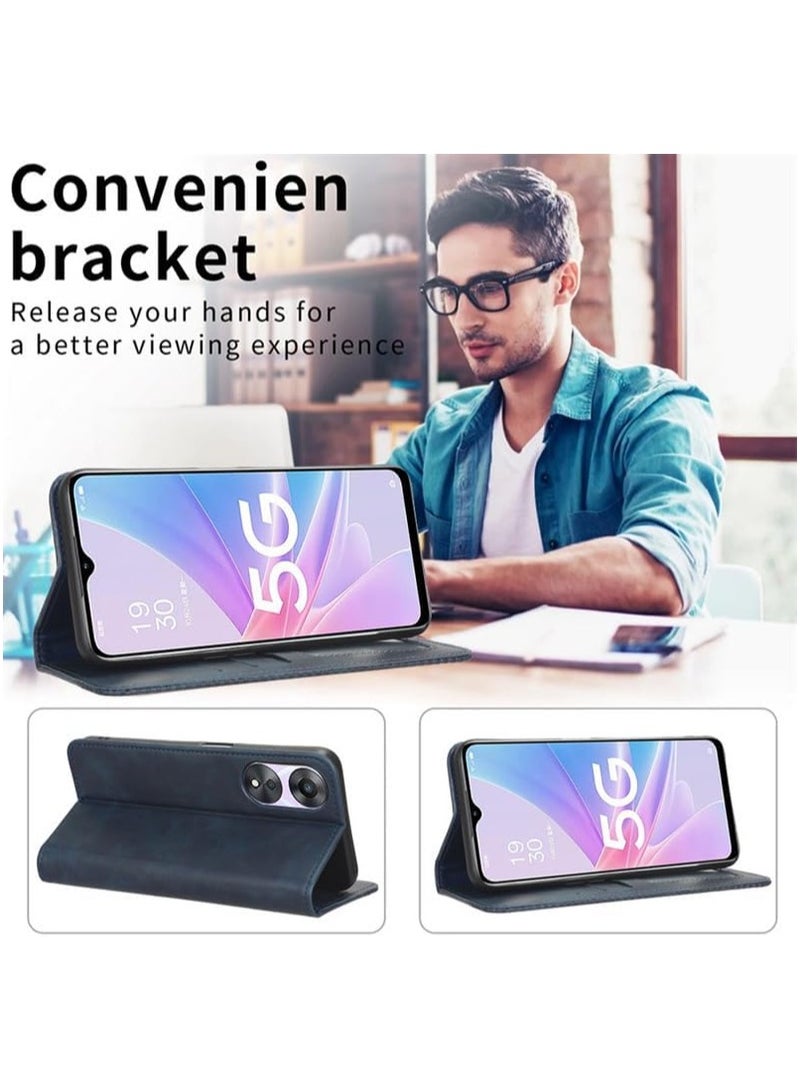 general Soft Leather Case for Motorola Moto G85 (2024),Magnetic Anti-fall Shockproof Phone Case,Protective Cover with Card Slot - Image 4