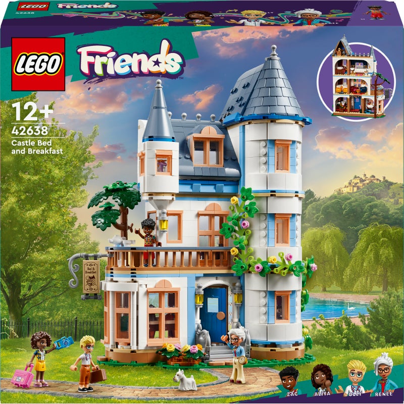 LEGO Friends Castle Bed and Breakfast Hotel Playset 42638 Building Toy Set (1311 Pieces) - Image 2