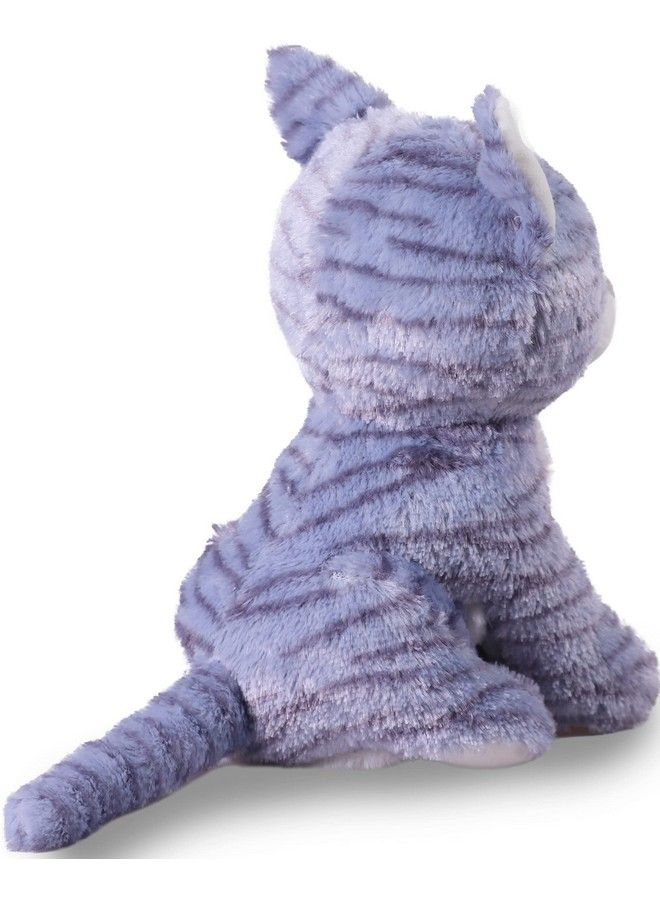 Mirada Animal Dark Grey Plush Stuffed Glittering Eye Cat Soft Toy For Kids 25 Cm - Image 5