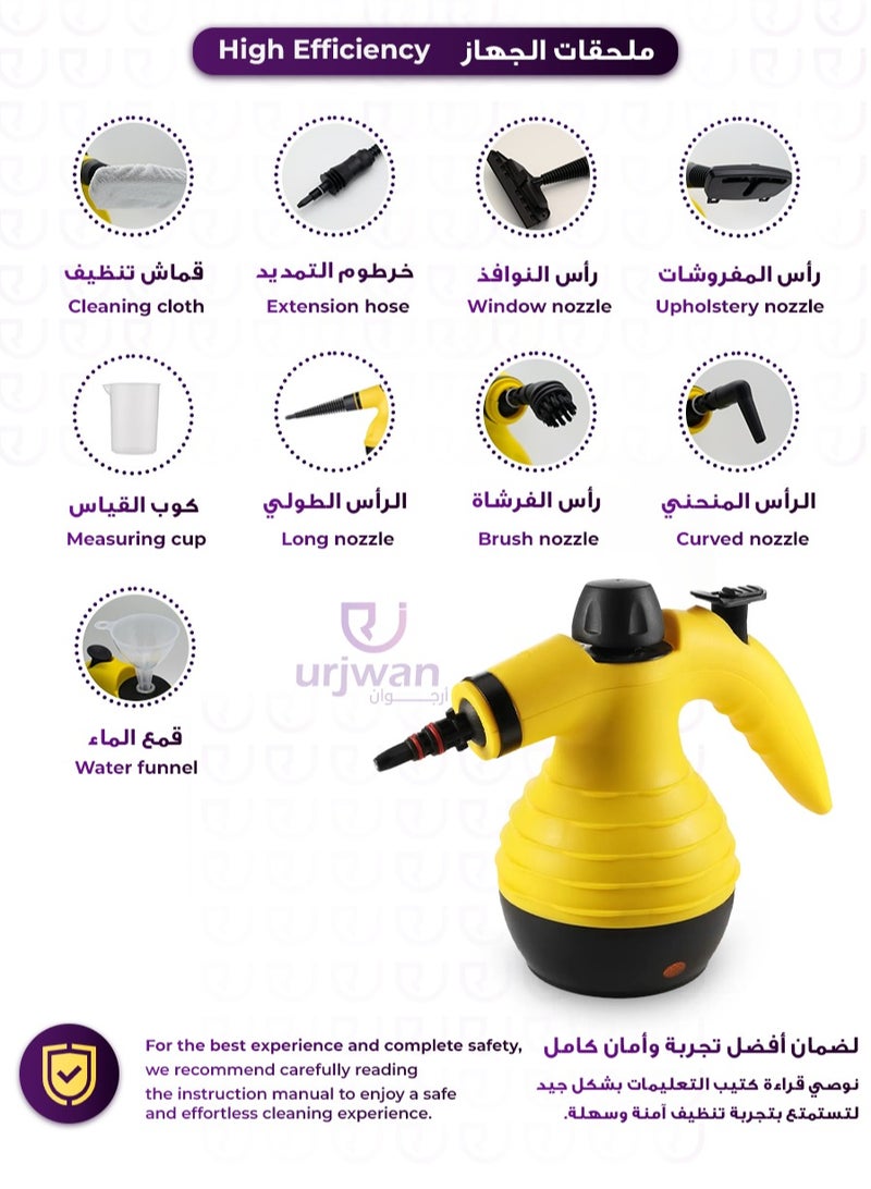High Pressure Steam Cleaner Portable Steam Small Household Kitchen Handheld Steam Cleaner - Image 5