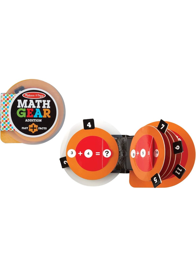 Melissa & Doug Math Gear Addition – Interactive Spin & Reveal Learning Book - Image 2
