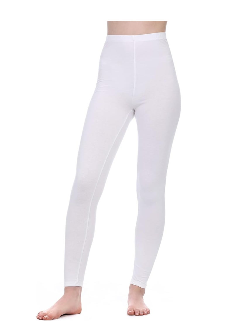 MEGA - White Stretch Gym Pants - Outdoor & Home - Legion One Size - Distinctive Shape - Legion, womens - Image 1