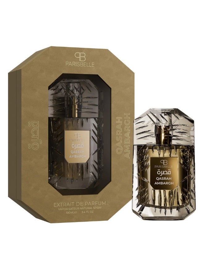 Parisbelle Paris Belle Ambargh Eau De Parfum 100ML Unisex Oriental Amber Woody Long Lasting Perfume - Image 2