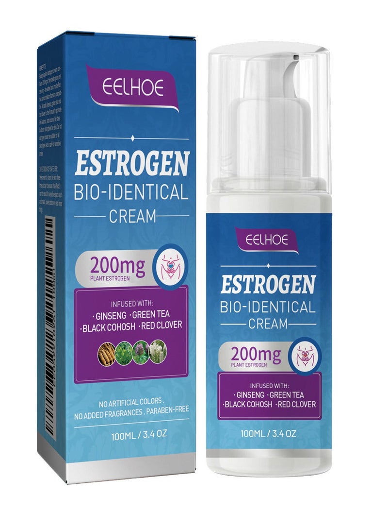 إيلهو كريم استرو-جن لتخفيف انقطاع الطمث، كريم تخفيف انقطاع الطمث، جل استرو-جن، كريم استرو-جن الموضعي، كريم لتخفيف انقطاع الطمث، كريم حكة انقطاع الطمث، يعزز التوازن الداخلي والخارجي، 100 مل - Image 1