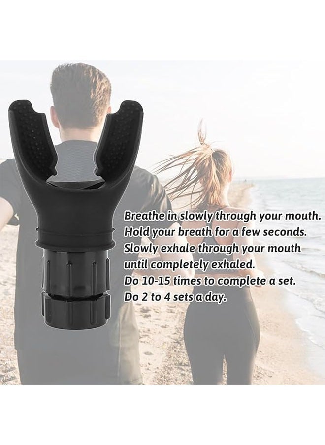 Aikanbo - Lung Breathing Training Device,Sports Breathing Trainer Silicone Hypoxia Training Device Endurance Training Portable Breathing Apparatus Fitness Trainer For Runners, Athletes, Sports Lovers - Image 1