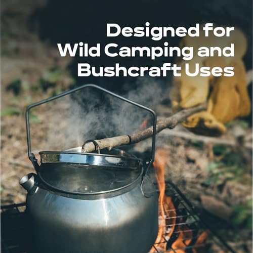 Fire-Maple Antarcti Portable 1.2 Liter Lightweight Stainless Steel Camping Kettle | Durable and Portable Camp Tea Pot | Ideal for Bushcraft and Outdoor Campfire Use - Image 4